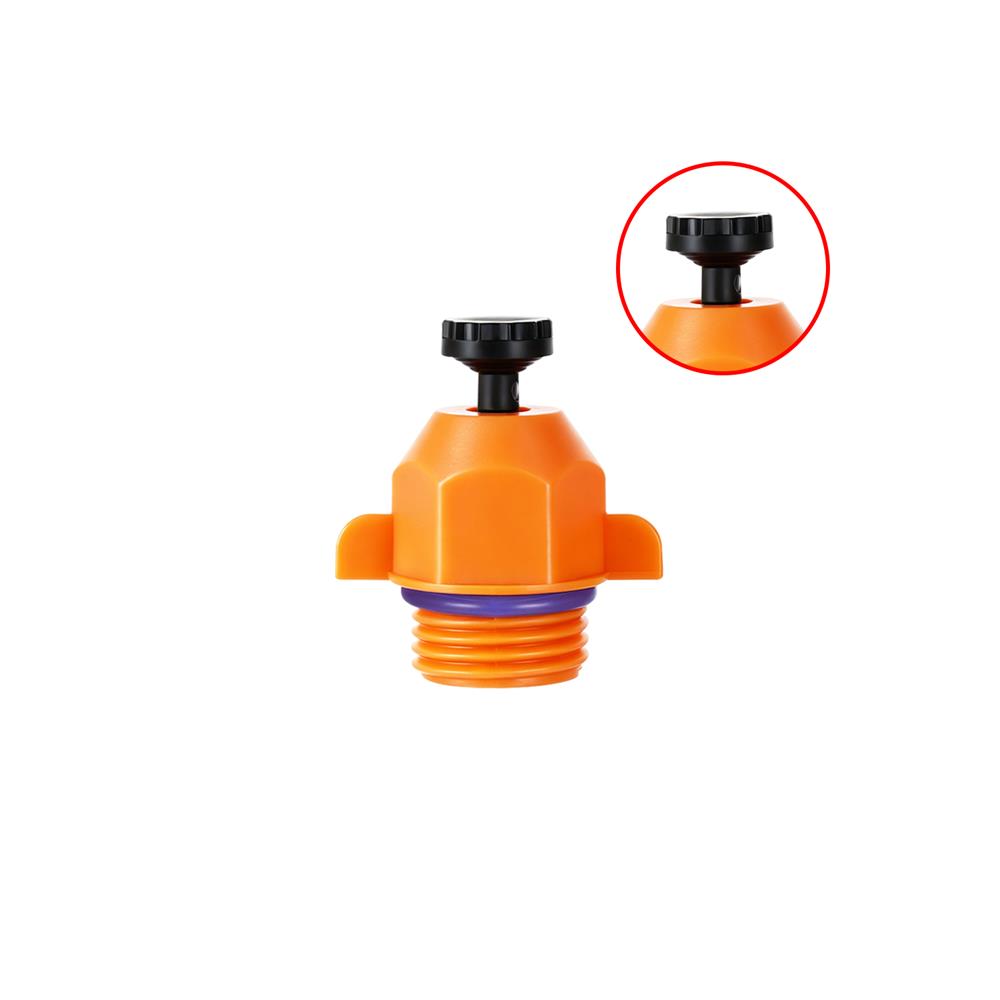 

10Pcs Orange 1/2 Thread Misting Sprinkler Head Plastic Adjustable Atomizing Nozzle for Outdoor Garden Watering Irrigation