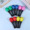 2Pcs Plastic Maracas Sand Hammer Rattle Shaker Percussion Musical Instruments Toys For School Percussion Event