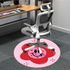 1pc Flower Heart Office Round Area Rug,  Mat Suitable For Office, Under Office Chairs Bedroom Living Room Home Decor, Room Deco