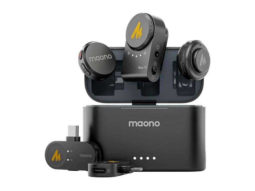 Maono Wave T5 Wireless Microphone Set - 3-in-1 Combo