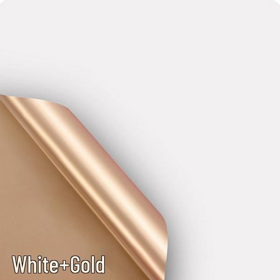 Roland Goldfolie Geschenkpapier - Koreanischer Stil, Zweifarbig, Wasserdicht, Leichter Luxus Blumenstraußverpackung