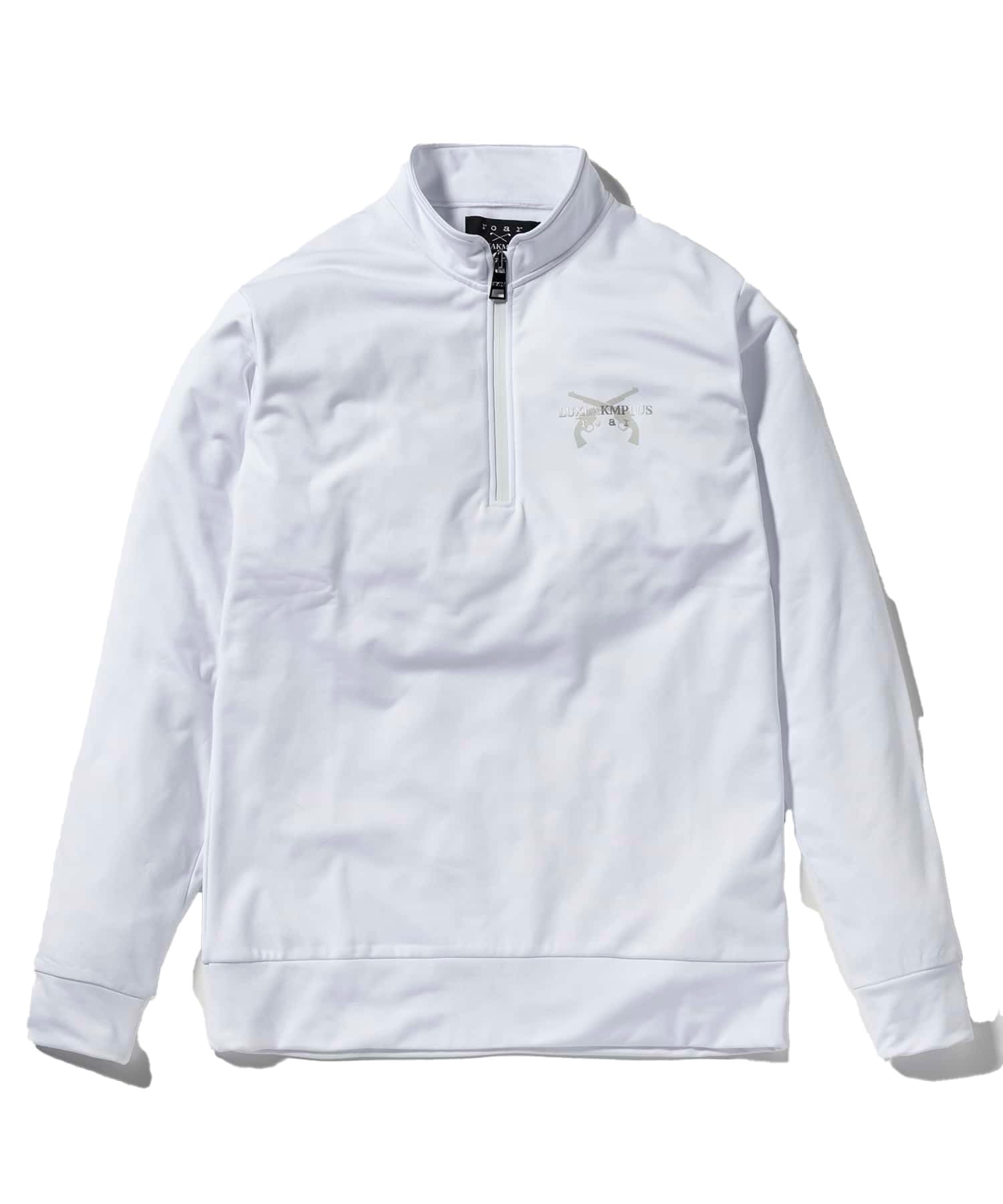 

Футболка KM Retro Golf Half Zip Mock Neck белая [Luxe Plus] мужская