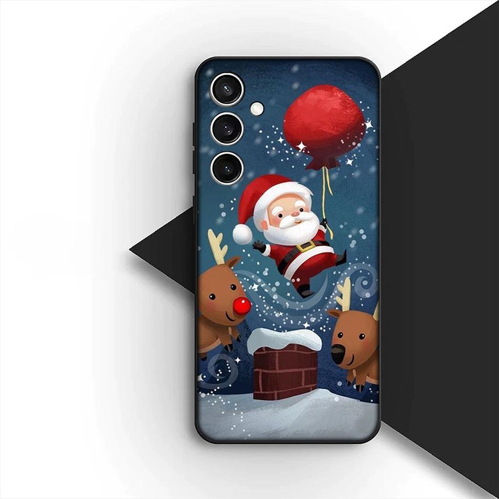 Merry Snow Christmas Tree Deer Phone Cover for Xiaomi Redmi Note 12 11 10 Pro A4 10A 10C 12C Note12 5G 4G Protective Case