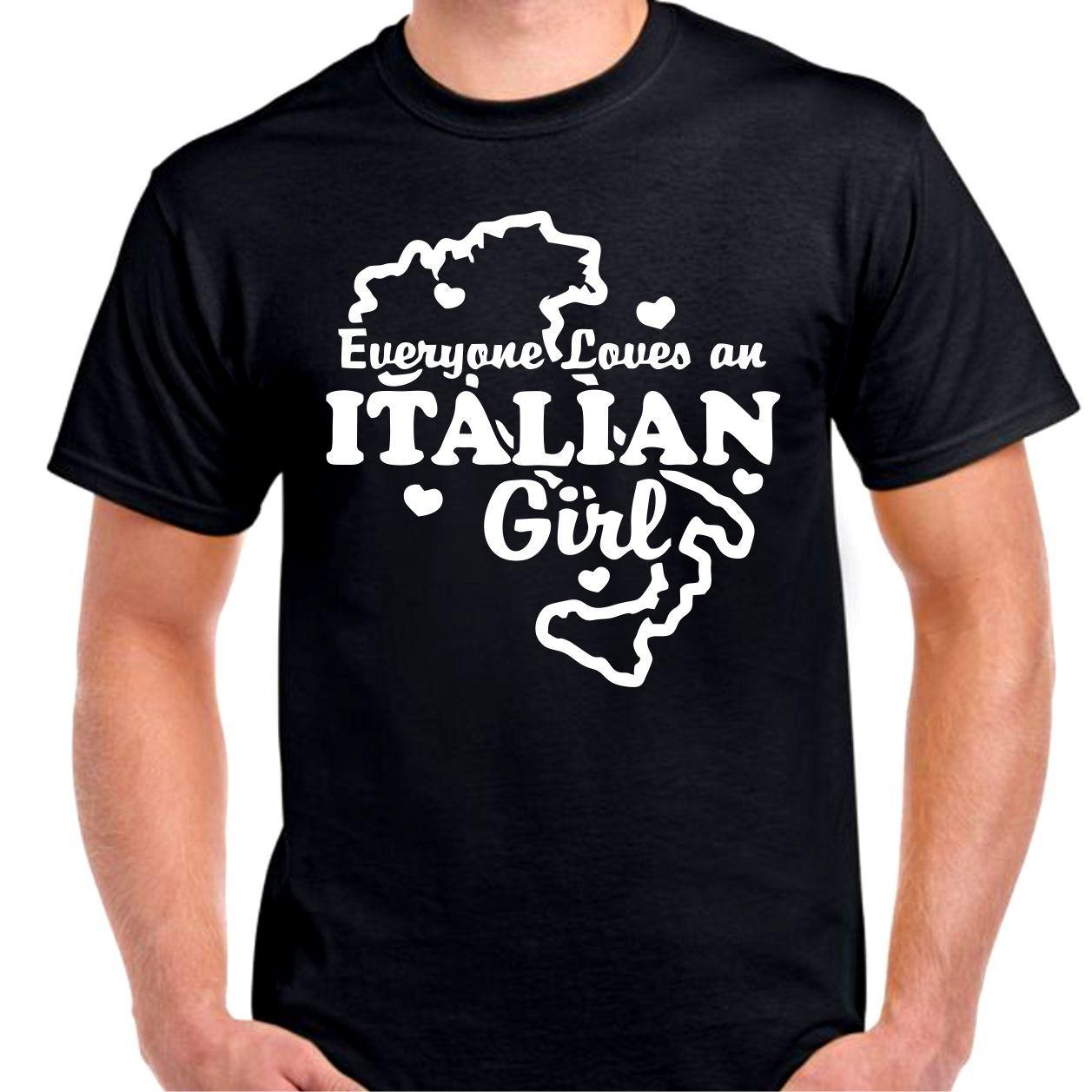 Everyone loves an Italian girl accent beautiful Italy T Shirt Mens Womens Tees Top Tee 4XL