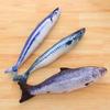 Interactive Catnip Plush Simulation Fish Chew Toys for Cats Soft 3D Fish Shape Catnip Filled Toys