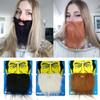 Bigode Falso Realista de Halloween Barba Falsa Engraçada Barbas Falsas para Festa Baile