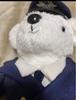 [USED] Rare, rare, limited edition AIR DO Beardo Pilot Teddy Bear 20th Anniversary
