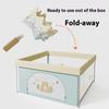 Baby fence Free installation of climbing mat guardrail on the ground Living room fence One-click folding indoor children's game park