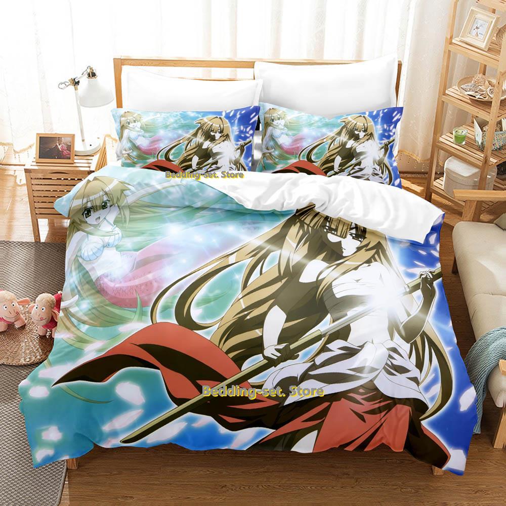 Seto No Hanayome My Bride Is A Mermaid Bedding Set Single Twin Full Queen King Size Bed Set Adult Bedroom Duvetcover Sets Anime