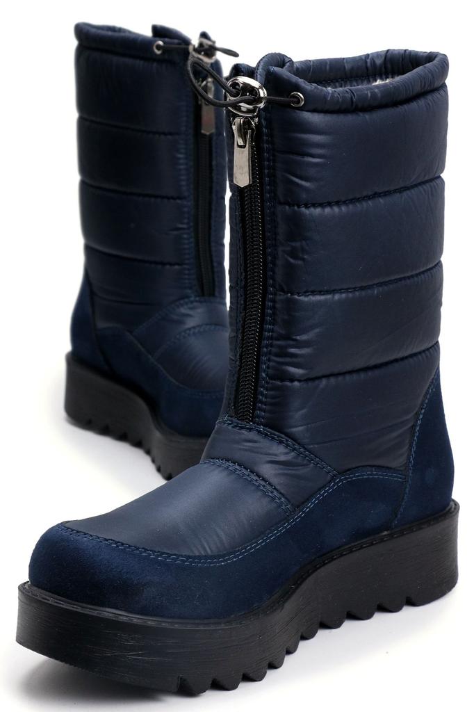 Women Modern Stylish Fashion Boots Boots Faux Leather Black Snow Boots