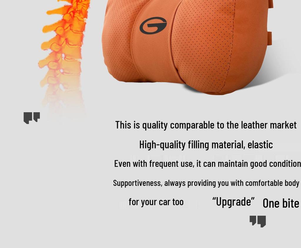 Trumpchi Car Headrest Neck Pillow & Lumbar Support Cushion Set for GS3/4/8 & M8/6PRO