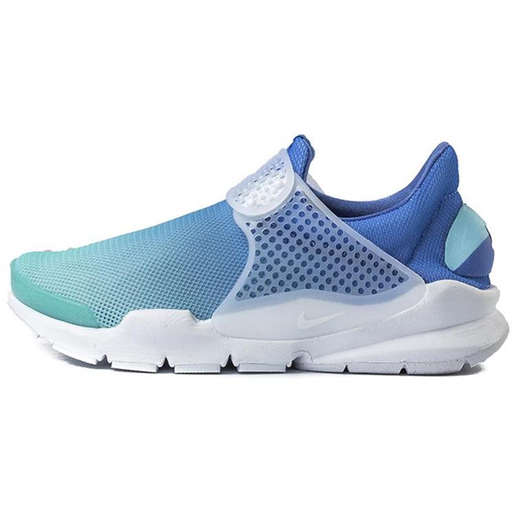 Nike Sock Dart Cushioning Breathable Low top Kids Lifestyle Shoes Gradient Blue Teenagers 896446-400 35.5