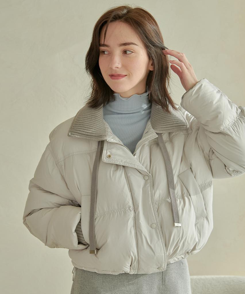 BIBYSEOB Neck Point Turtleneck Sky Blue [T43]