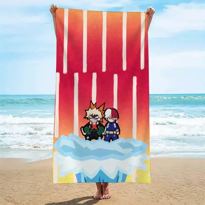 1pc M-My Hero Academia Microfiber Beach Towel Quick Dry Super Absorbent Sand Free Soft Oversized Bath Towels Gym Sports Towel