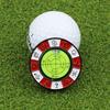Golf Putt Green Reader with Iron Box Green Reading Tool Detachable Level Reading Golf Hat Clip Marker Golfer Gift