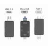 6 in 1 Type C/USB Card Reader 6 Port USB Disk Micro SD TF Memory Card Writer Mobile Phone Adapter Laptop Computer USB Extender