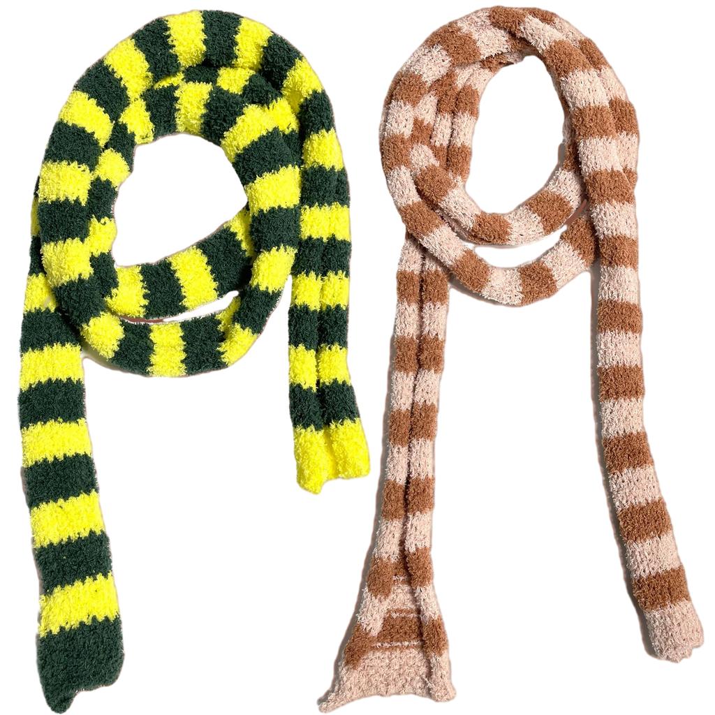 Strip Scarf for Women Long Skinny Belt Necktie Neck Scarf Y2K Girls Photo Props Long Neckerchief Skinny Scarf Necktie