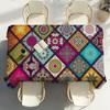 Authentic Boho Table Cloth Party Decor Dining Room Home Kitchen Patios Waterproof Stain-Proof Table Cloth