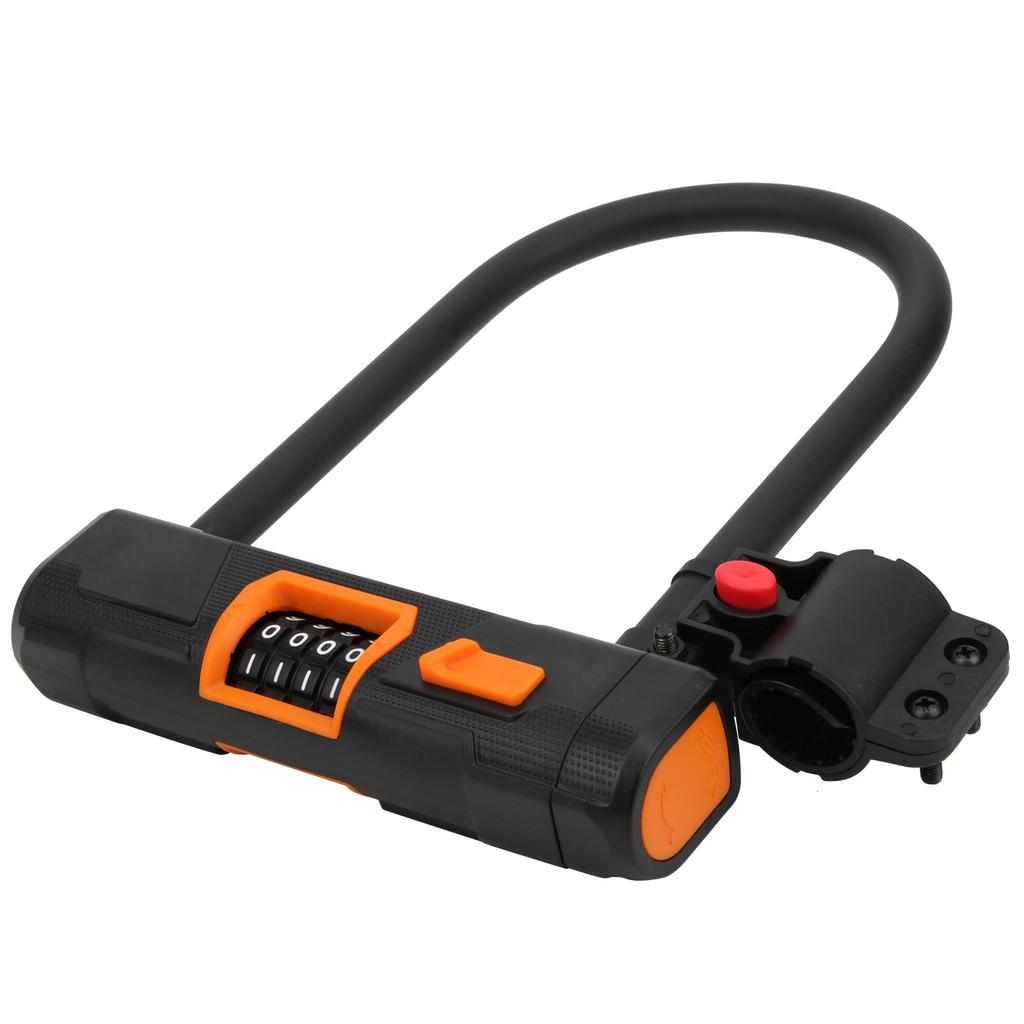 Bike U Lock Bicycle Cycling Steel AntiTheft Bicycle Security Lock Cycling Safety Accessory