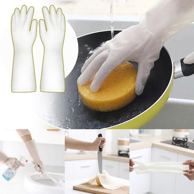 Nitrile Cleaning Gloves Reusable Household Kitchen Dishwashing Heavy Duty Gloves