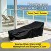 Oxford Cloth Beach Chair Cover Full Coverage Lounge Chair Cover Chaise Lounge Cover  for Outdoor