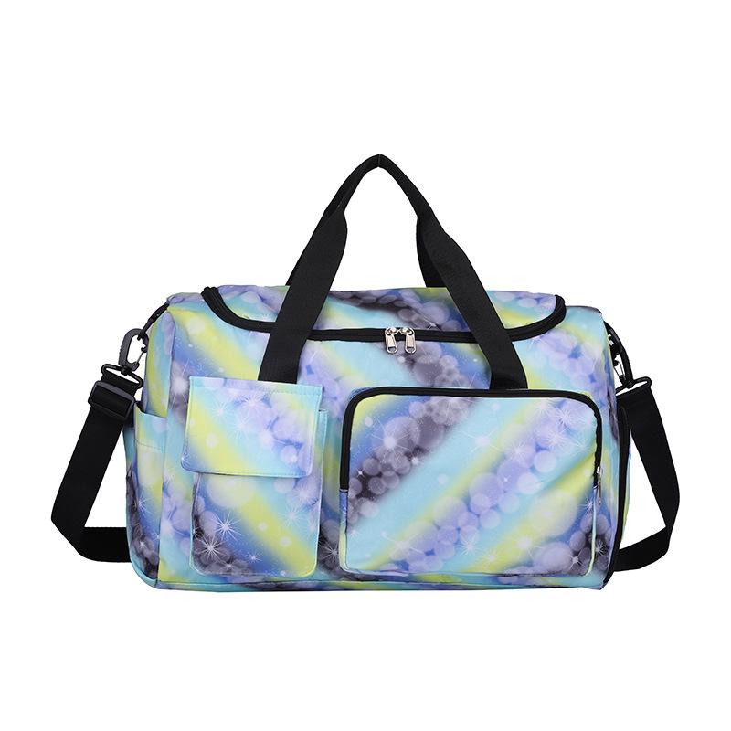 Leisure sports fitness bag dry and wet separation large capacity portable storage bag simple and fashionable shoulder crossbody yoga bag