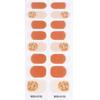 Gel Nail Sticker New Gold Color Semi-baked Nail Sticker Decoration