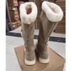 Women's Snow Boots Winter New Warm Thick-bottomed Skiing Must-have Large-size Plush Medium Boots