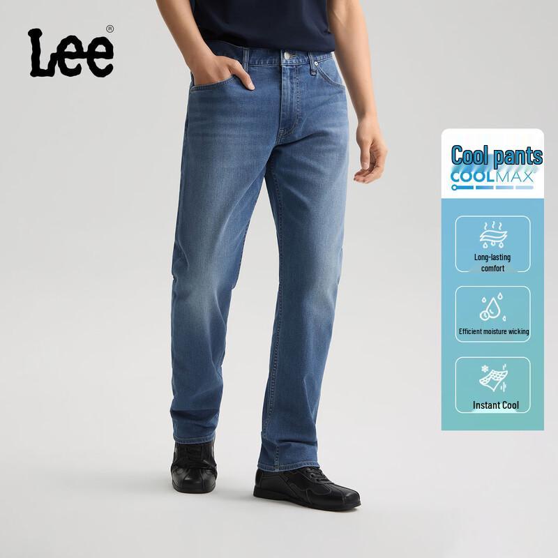 Lee Men s 726 Straight-Leg Cooling Jeans 29