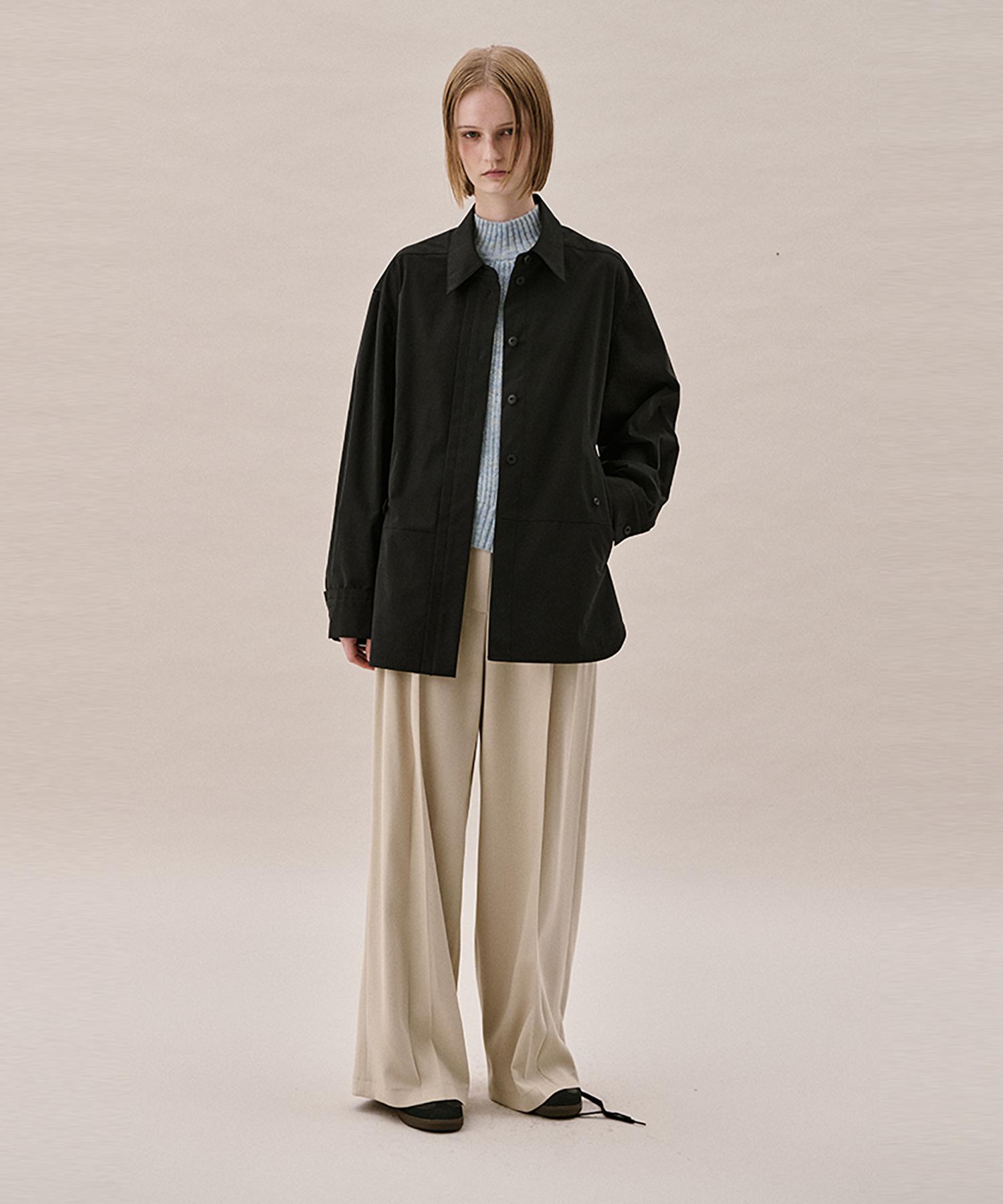 Awi Cotton Blend Overshirt_Charcoal Charcoal/Ff