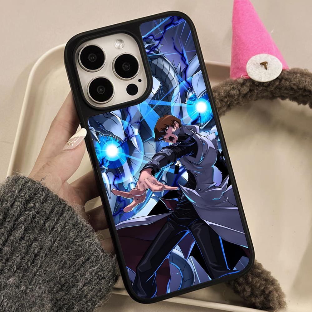 Yugioh Seto Kaiba Phone Case for iPhone 17 16 15 14 13 12 11 Air Pro Max Plus Matte Surface Cover