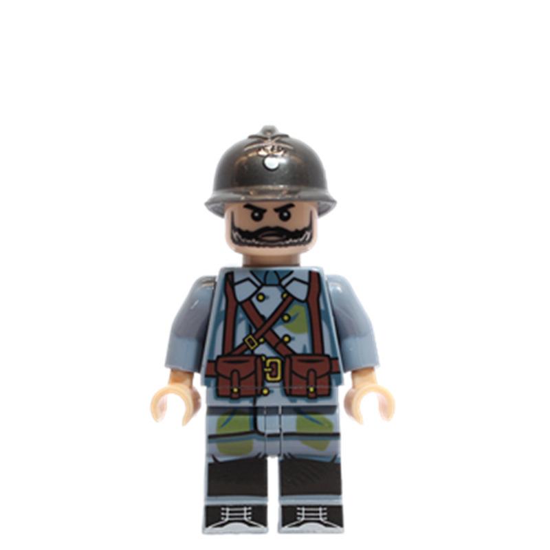 Militärische Soldaten des 2. Weltkriegs, Minifiguren, verschiedene Länder, Bausteinziegel, Weihnachts- und Geburtstagsgeschenk für Jungen und Kinder
