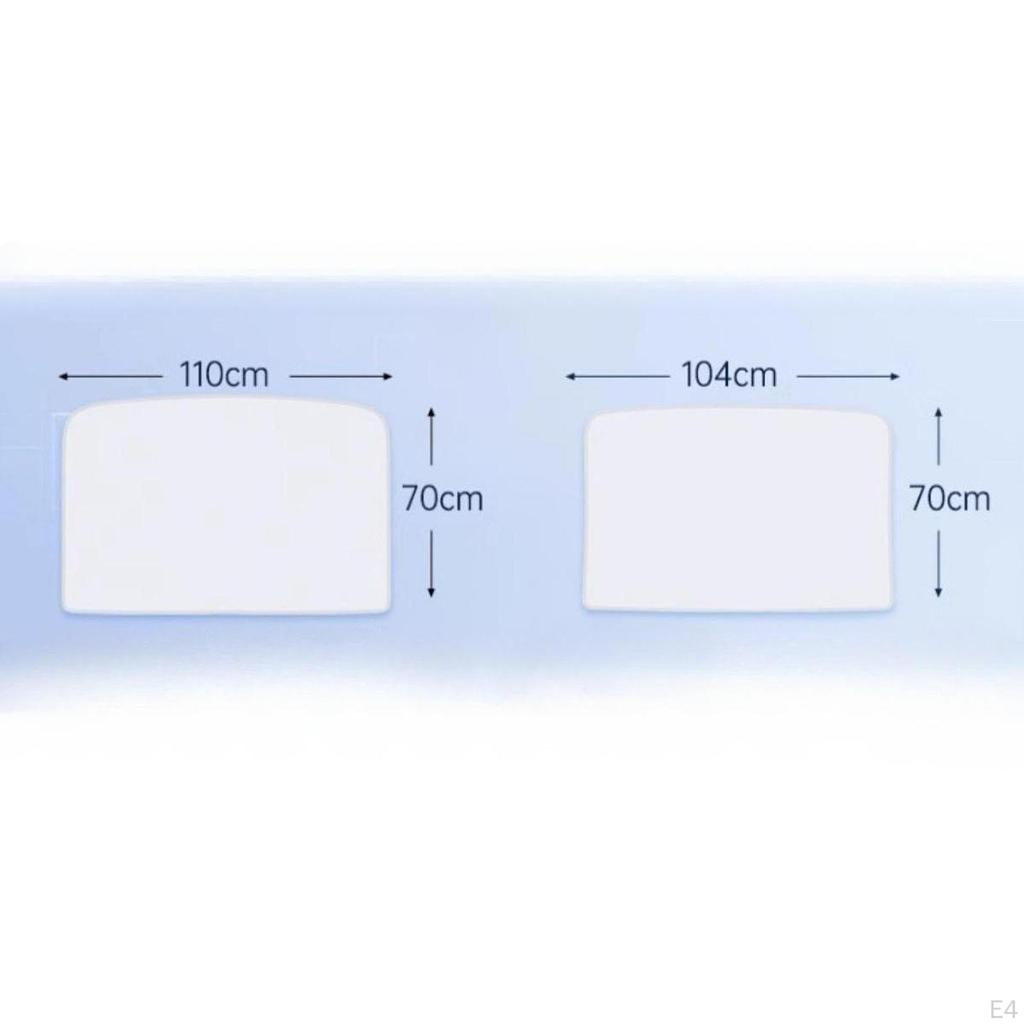 2 Pack Car Moonroof Covers for Model Protection Shades