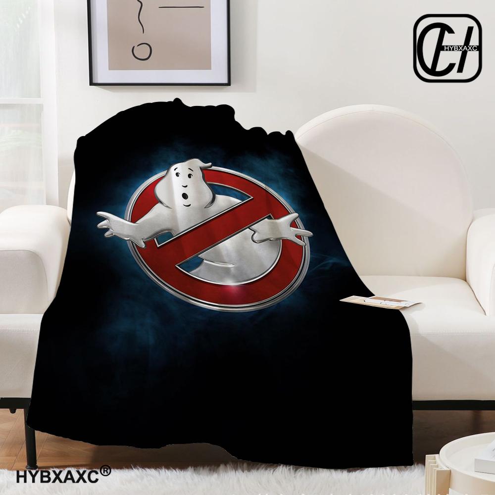G-Ghostbusters Cartoon-Druckdecke Warme Flanelldecken Weich und Bequem Decke für Zuhause und Reisen Bettwäsche Geburtstagsgeschenk