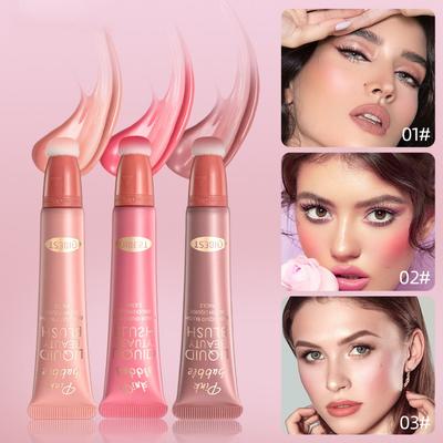 Feuchtigkeitsspendendes flüssiges Puder-Rouge-Make-up-Glanz-Gesichtspuder-Rouge-Flüssigkeit, Rouge