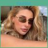 Square Unisex Sunglasses With Uv400 Protection For Outdoor Fashion And Parties