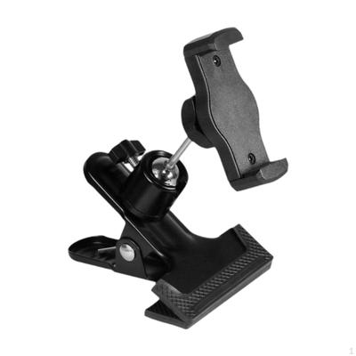 Suporte de Mesa com Grampo para Celular e Clipes para Palhetas de Guitarra