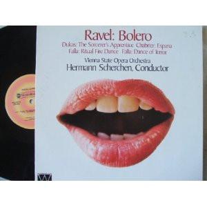 

LP Record HERMANN SCHERCHEN VIENNA STATE OPE Ravel Bolero Dukas Sorcerers A WGS8131 WESTMINSTER GO 1970 Japan Classical Used