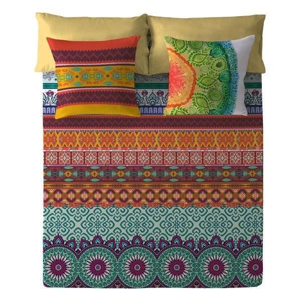 Jeu de draps Costura Bogona - Costura Bogona - Dimensions Lit de 90 - Multicolore - Bleu