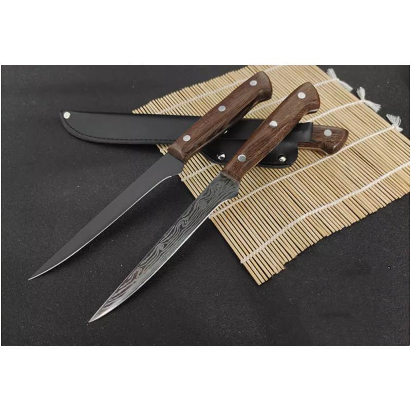 Stainless Steel Boning Knife Sushi Knife Kitchen Utility Knives Meat Bone Fruit Vegetables Cutter Tool