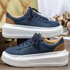 Trendy Korean Style Unisex Casual Shoes With Thick Sole Increased Height Shock Absorption Breathable Comfortable Outdoor Shoes