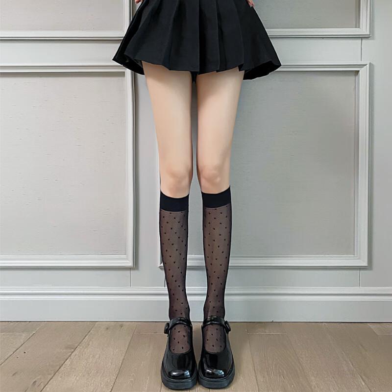 

Нейлоновые чулки до середины икры Ядамэй