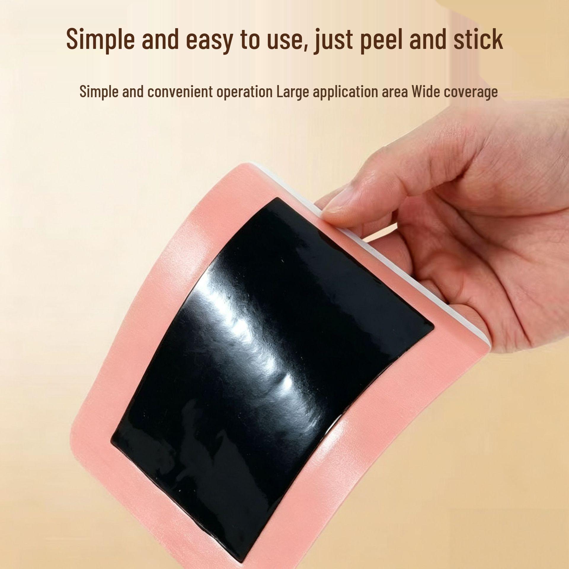 Handmade Black Plaster Pain Patch for Lumbar Relief 01