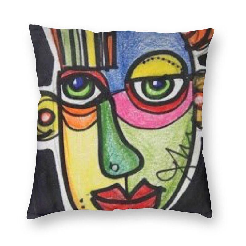 Pablo Picasso Slavný Obraz Čtvercový Povlak na Polštář Dekorační Guernica Dámy Abstraktní Umění Povlak na Polštář Do Obývacího Pokoje Pohovka Moda