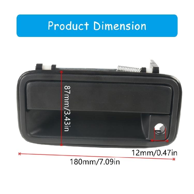 Replacement Exterior Door Handle 15727340 Automotive Part Accessories Door Handle for K1500 K2500 Easy Installation