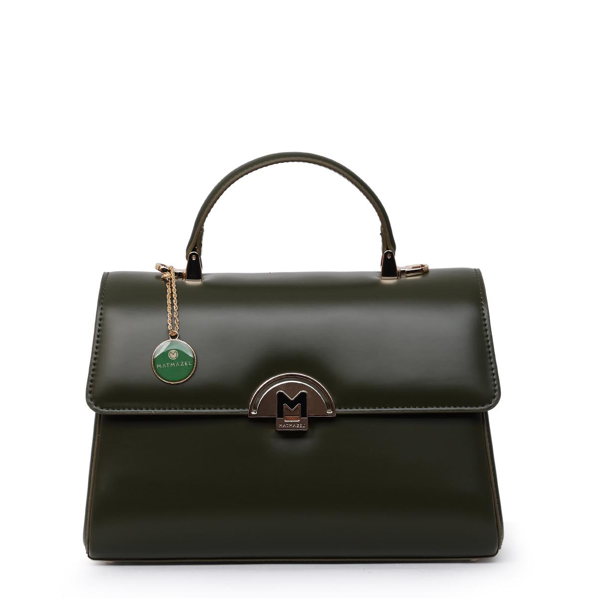 

Matmazel Dezy Green Hand and Shoulder Bag