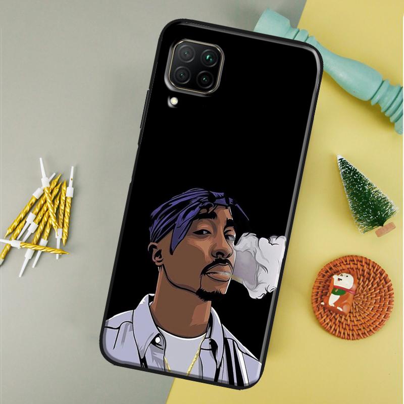 2Pac Makaveli Tupac Amaru Shakur For Huawei Nova 12i 11i 8i 12s 9 10 SE Y90 Y60 Y70 Y72 Y61 Y91 P20 P30 P40 Lite P60 Pro Case