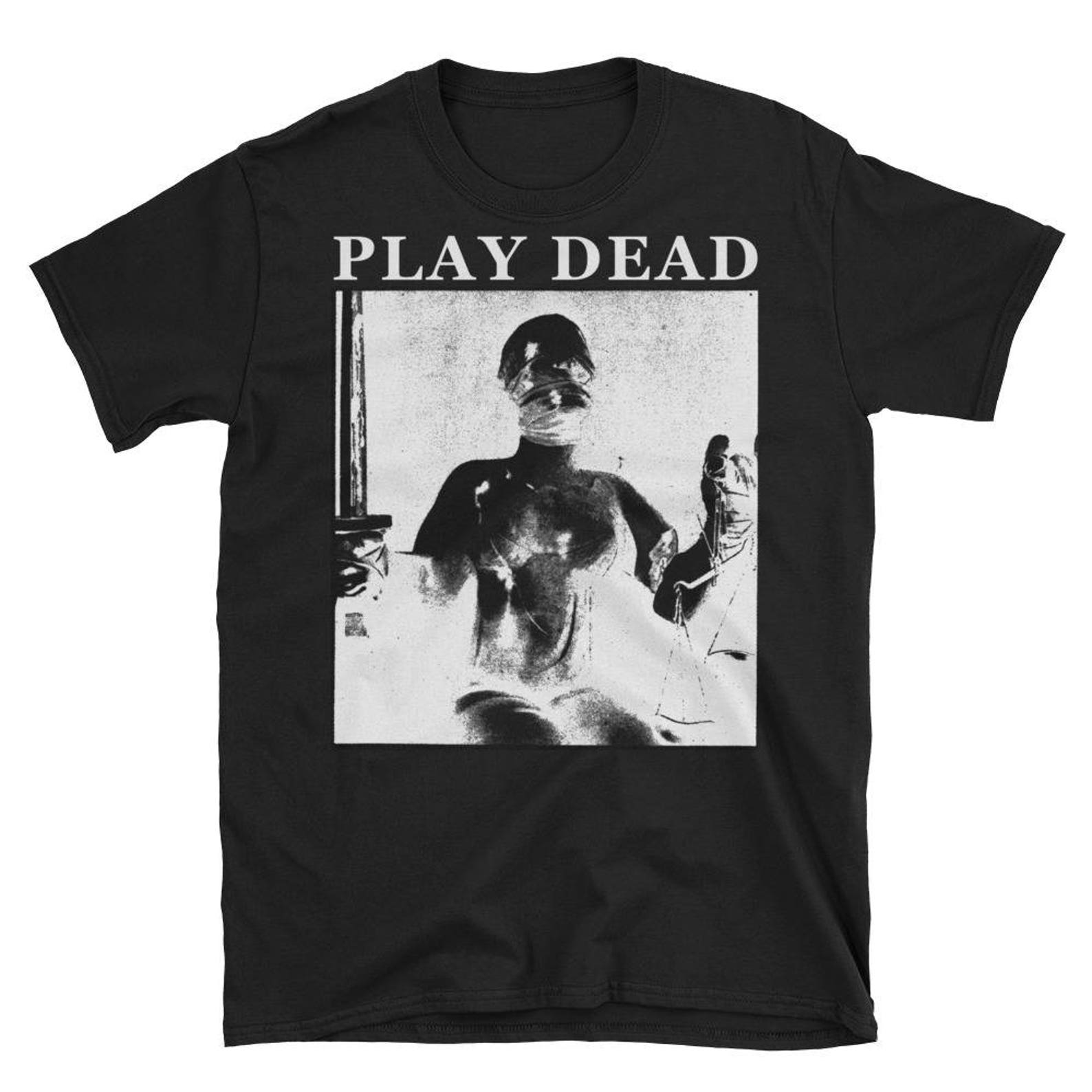 Play Dead T shirt Goth Post Punk Bauhaus Siouxsie and the Banshees Sisters of Mercy 2XL