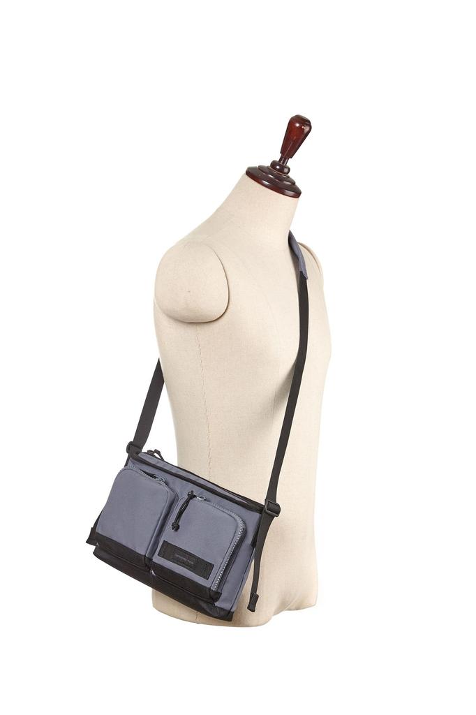 Korean Enderby Crossbody Front Zipper Padded Shoulder Iron One Size [Samsonite Red] Shoulder/Crossbody Bag, Design, Bag, Pocket, Strap, Gray,