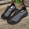 Summer Breathable Mesh Shoes for Sports and Leisure, Thin Hollow Out Fabric Shoes, One Foot Lazy Shoes